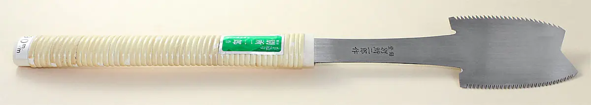 Azebiki Nokogiri - Japanese saw for blind cuts, 95 mm blade HISHIKA